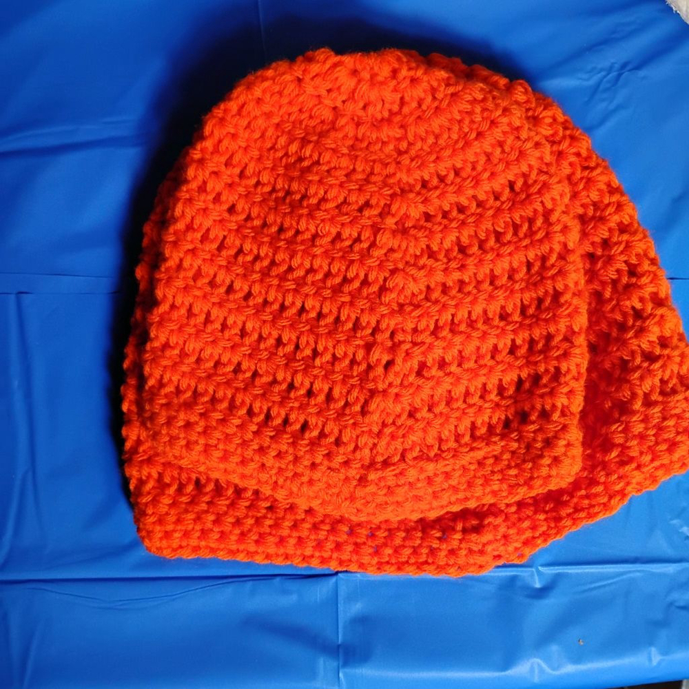 Crochet Orange Crush Hat